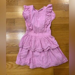 GAP Pink Ruffle Casual Dress for Kids size large